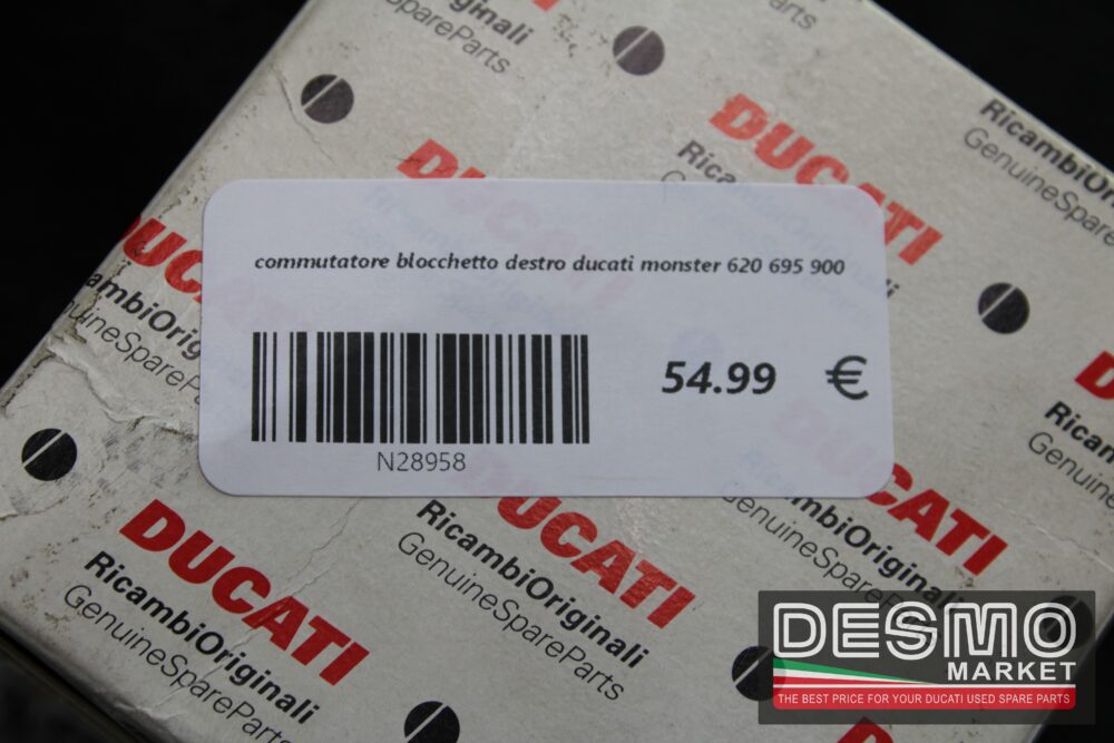 commutatore blocchetto destro ducati monster 620 695 900 - immagine 3