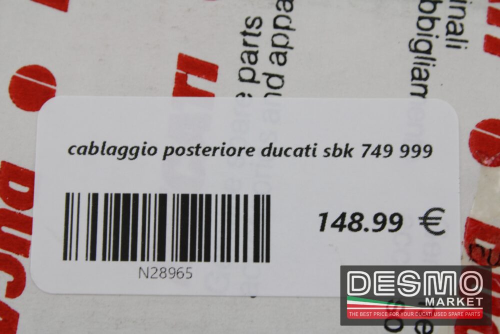 cablaggio posteriore ducati sbk 749 999 - immagine 5