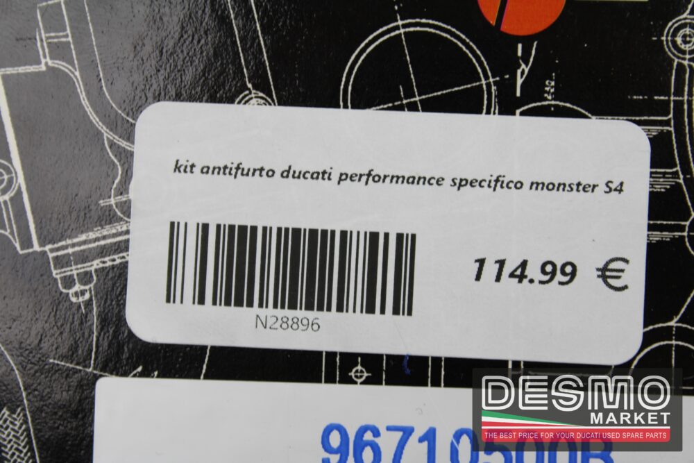 kit antifurto ducati performance specifico monster S4 - immagine 7
