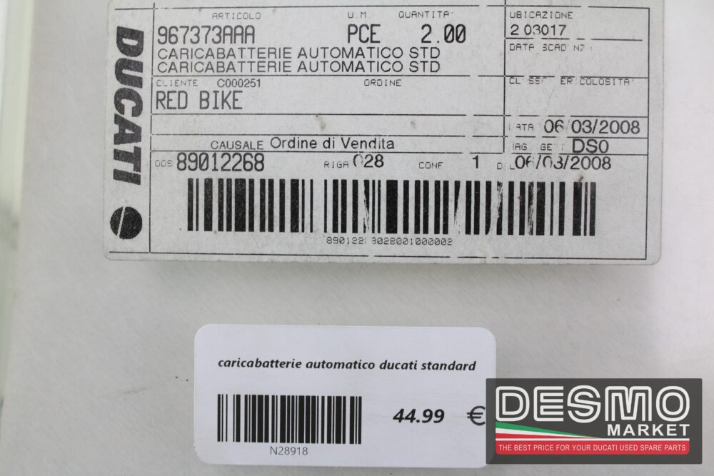 caricabatterie automatico ducati standard - immagine 7