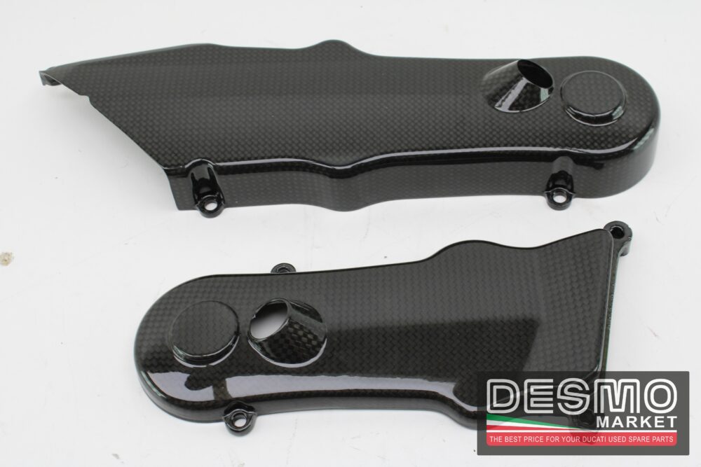 kit cartelle copri cinghie carbonio ducati performance 1000 DS - immagine 2
