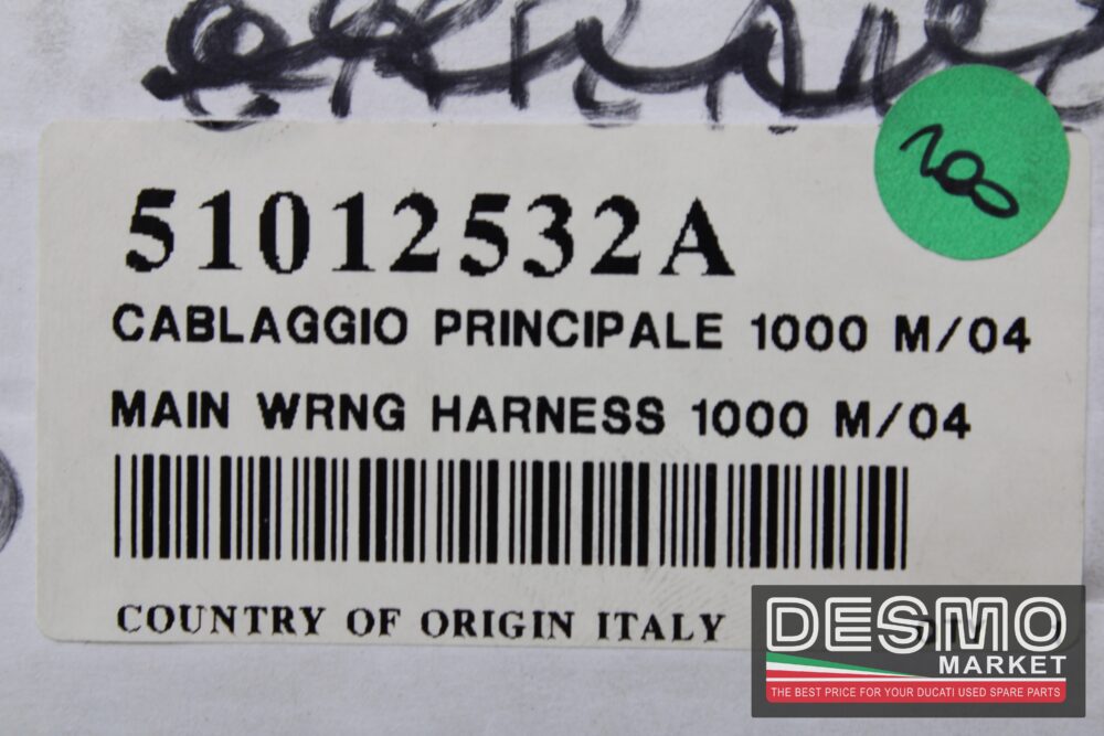 cablaggio impianto elettrico ducati monster 1000 2004 - immagine 3