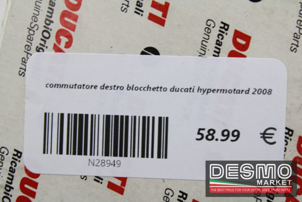 commutatore destro blocchetto ducati hypermotard 2008 - immagine 4