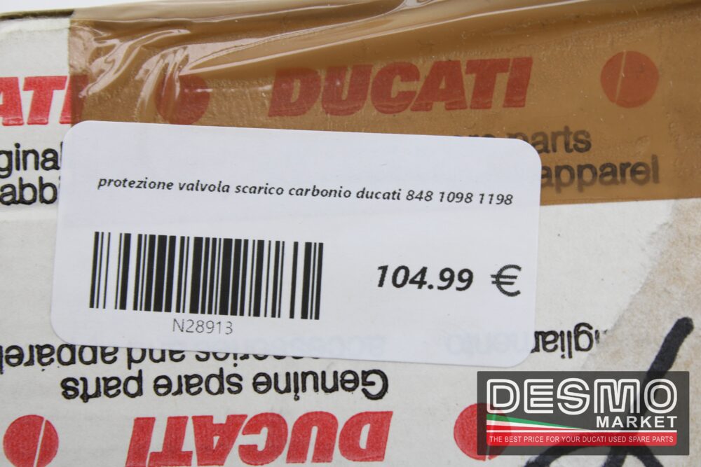 protezione valvola scarico carbonio ducati 848 1098 1198 - immagine 4