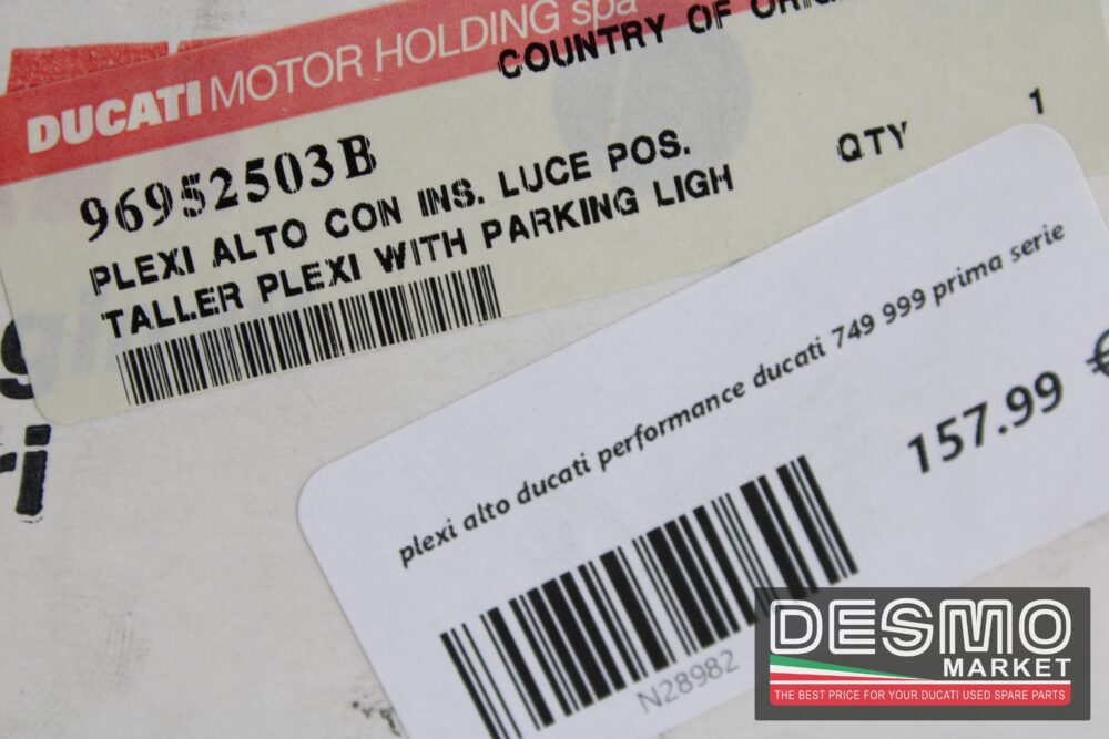 plexi alto ducati performance ducati 749 999 prima serie - immagine 4