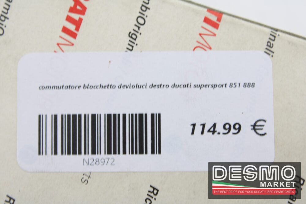 commutatore blocchetto devioluci destro ducati supersport 851 888 - immagine 5