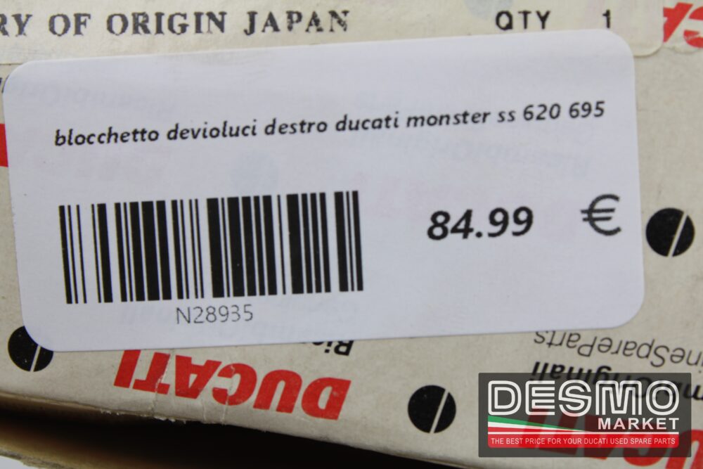 blocchetto devioluci destro ducati monster ss 620 695 - immagine 4