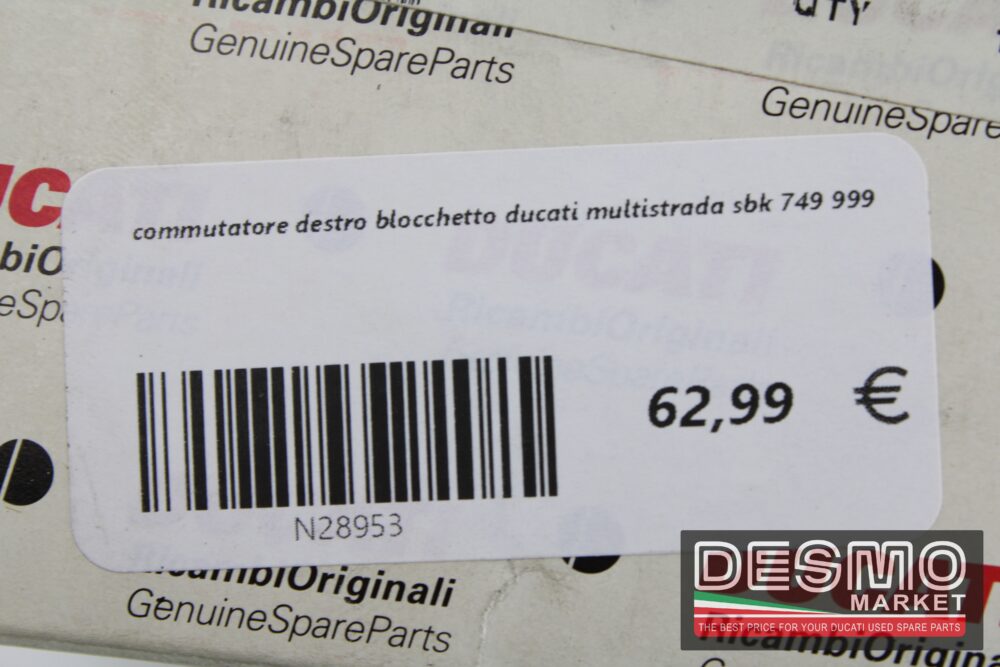 commutatore destro blocchetto ducati multistrada sbk 749 999 - immagine 4