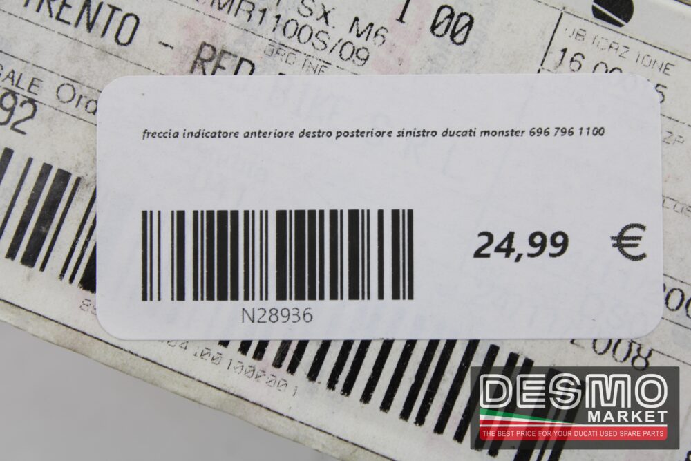 freccia indicatore anteriore destro posteriore sinistro ducati monster 696 796 1100 - immagine 3