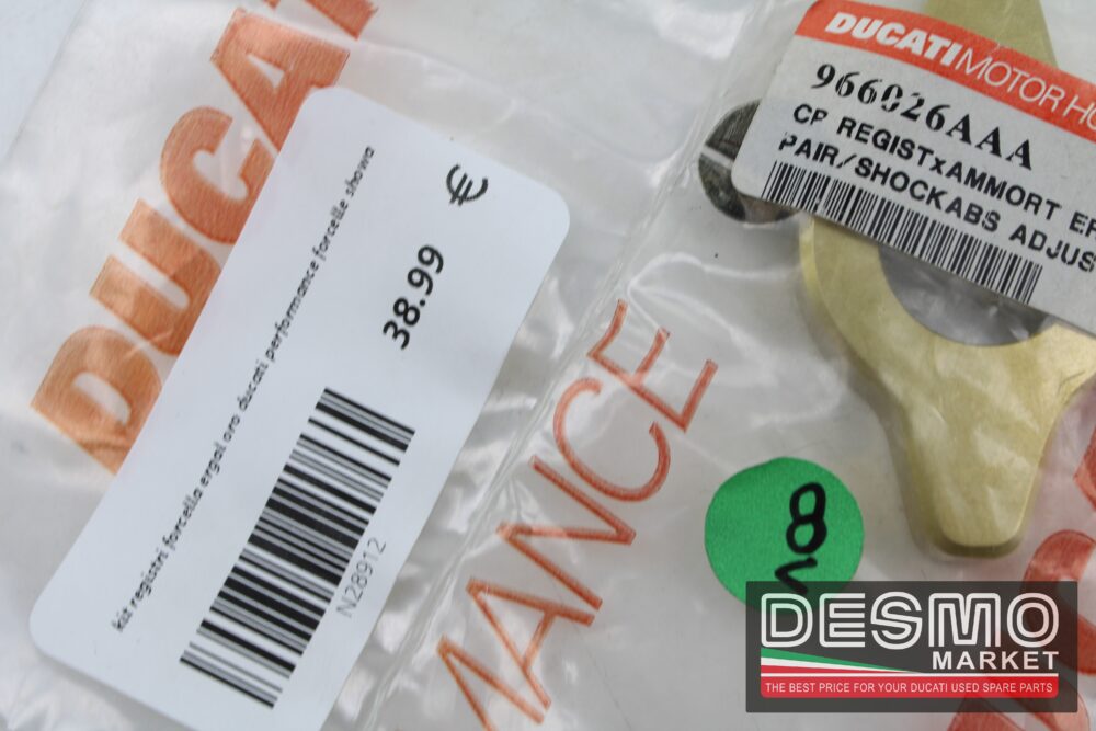 kit registri forcella ergal oro ducati performance forcelle showa - immagine 2