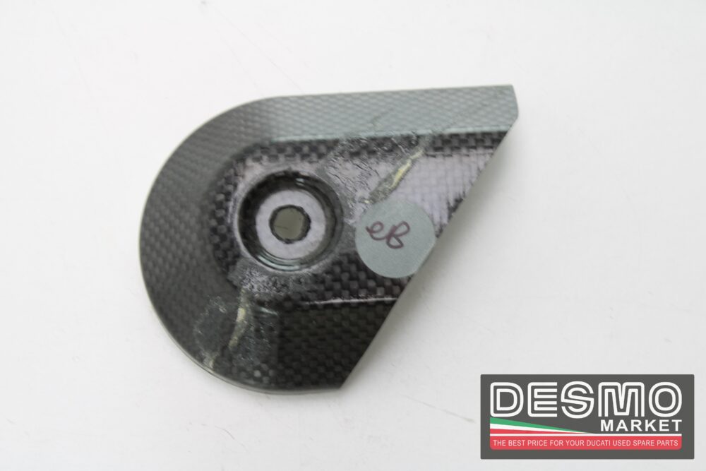protezione carbonio valvola scarico ducati monster 696 796 1100 - immagine 2