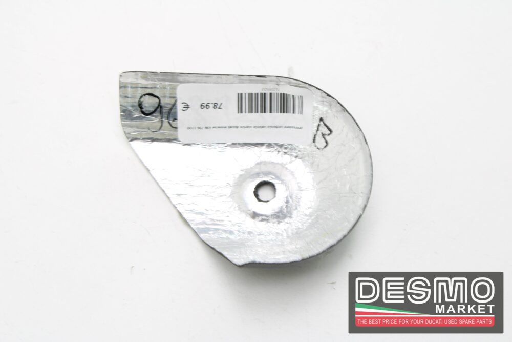 protezione carbonio valvola scarico ducati monster 696 796 1100 - immagine 3