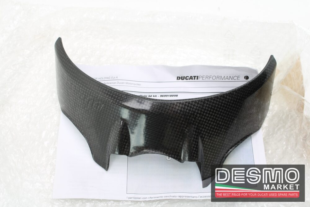 kit palpebra fanale carbonio ducati monster 696 796 1100 - immagine 2
