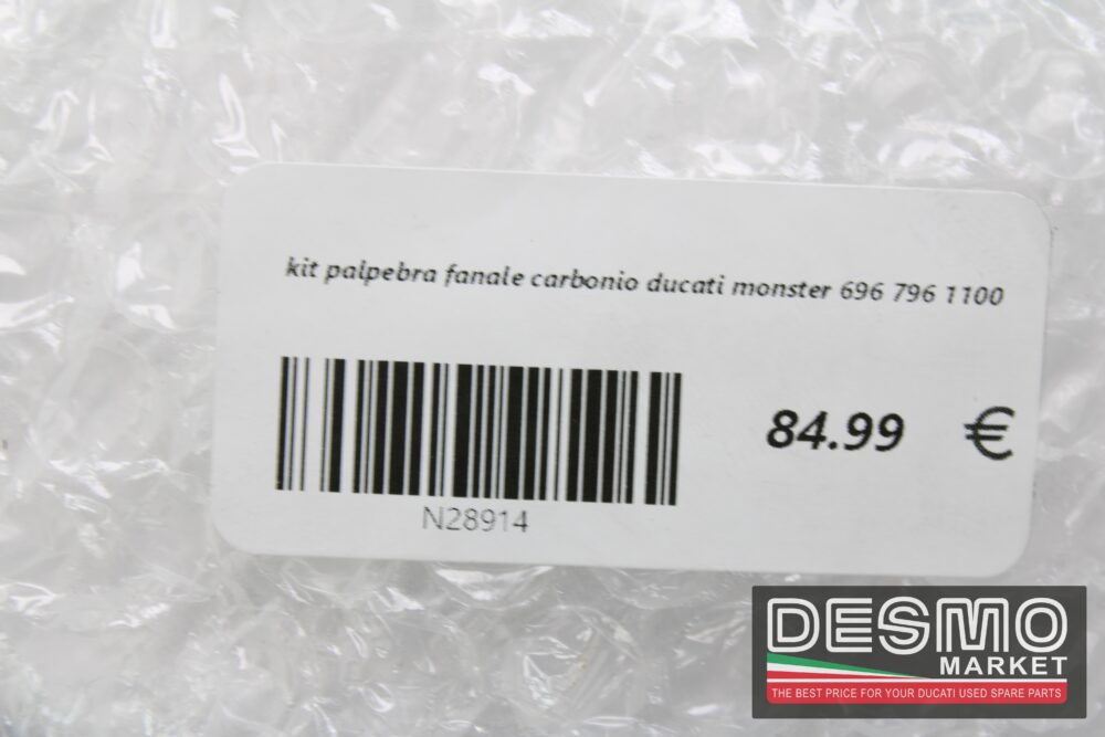 kit palpebra fanale carbonio ducati monster 696 796 1100 - immagine 4