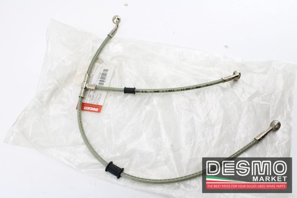 tubo freno anteriore treccia ducati st4 - immagine 2
