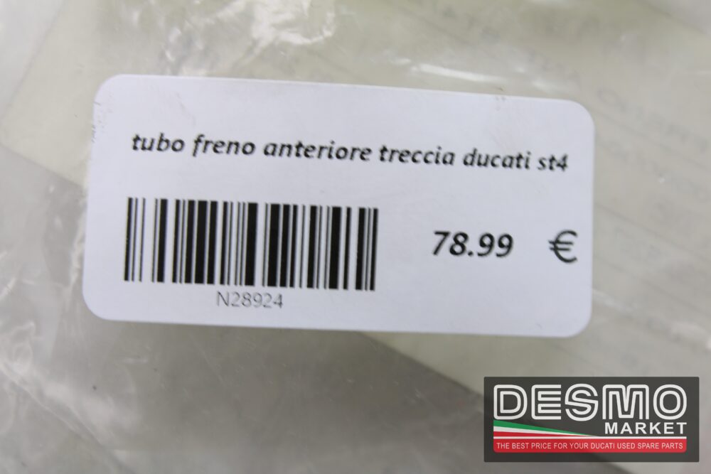 tubo freno anteriore treccia ducati st4 - immagine 3