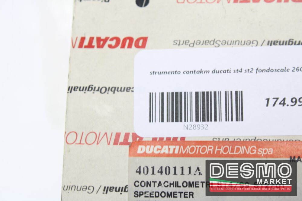strumento contakm ducati st4 st2 fondoscale 260 kmh - immagine 5
