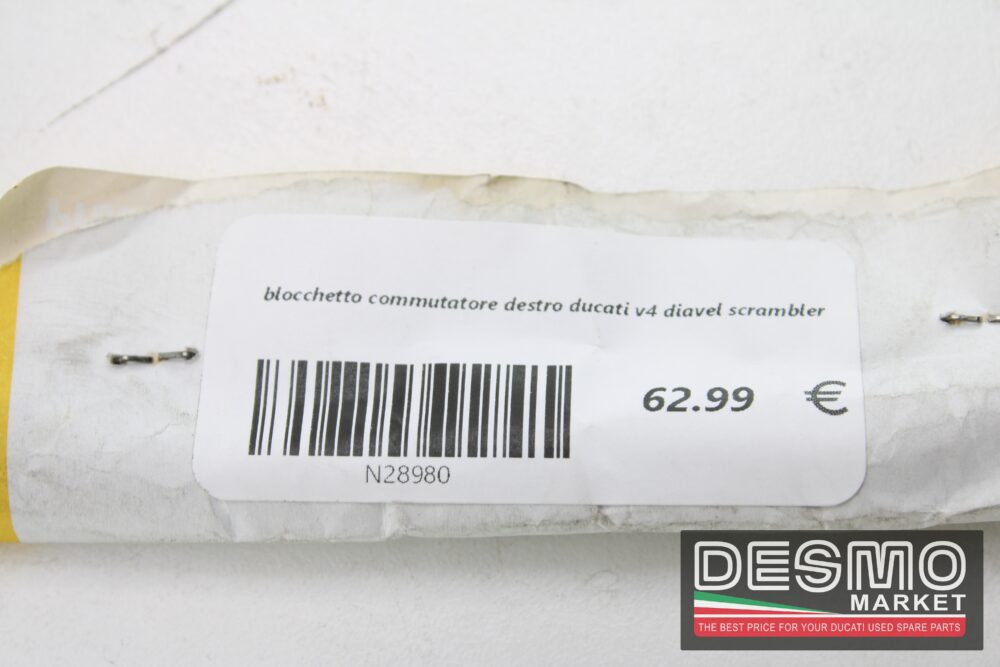 blocchetto commutatore destro ducati v4 diavel scrambler - immagine 3