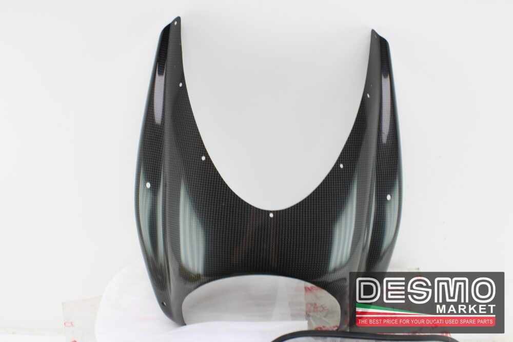 kit cupolino alto carbonio ducati performance monster 600 750 900 - immagine 2