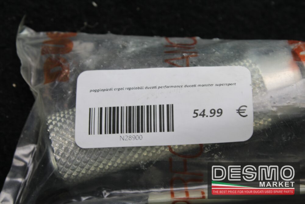 poggiapiedi ergal regolabili ducati performance ducati monster supersport - immagine 2