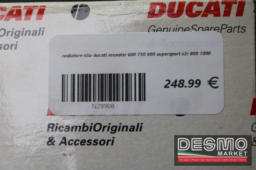 radiatore olio ducati monster 600 750 900 supersport s2r 800 1000 - immagine 5