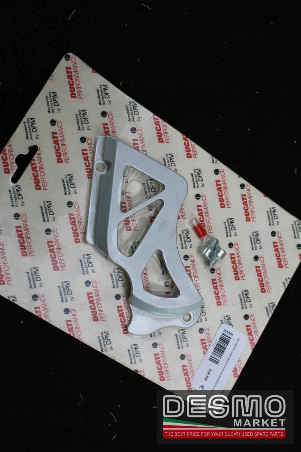 copri pignone ergal argento ducati performance by DPM