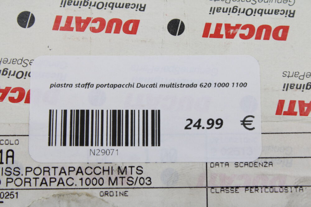 piastra staffa portapacchi Ducati multistrada 620 1000 1100 - immagine 4