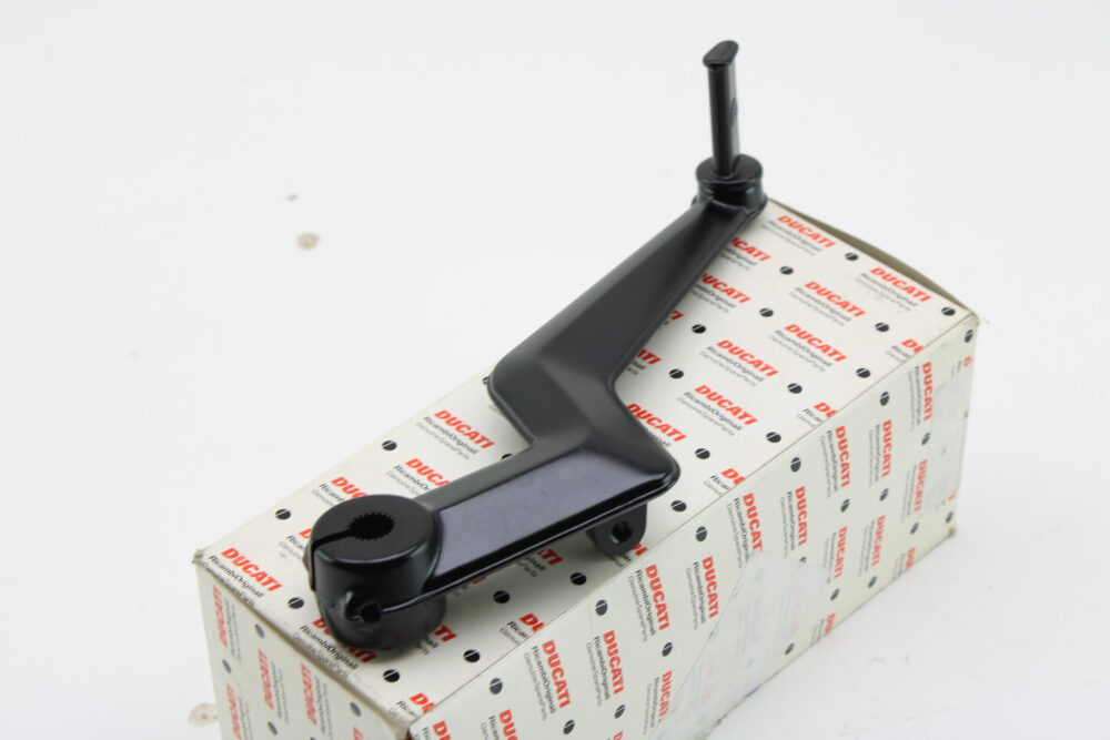 leva pedale freno posteriore nera Ducati Hypermotard 796 1100 - immagine 2