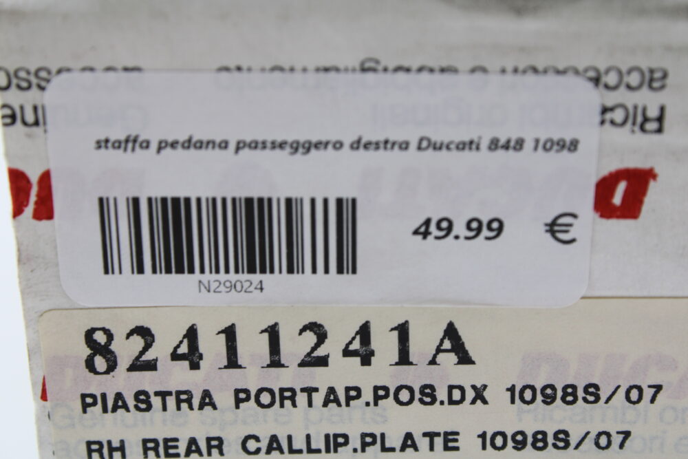 piastra staffa cavalletto laterale Ducati Monster 620 750IE 900 IE - immagine 5