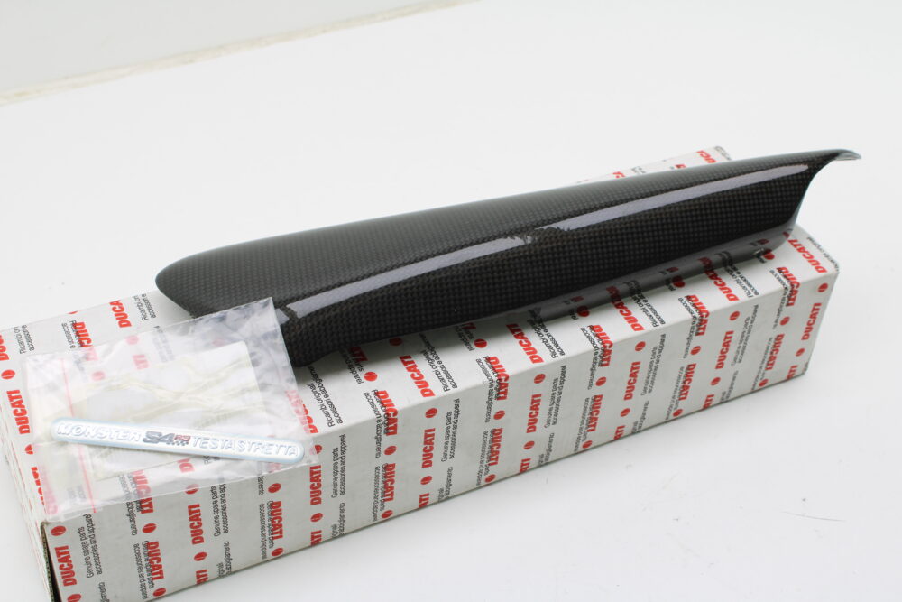 Fianchetto sella carbonio sinistro SX Ducati monster 600 750 900 620
