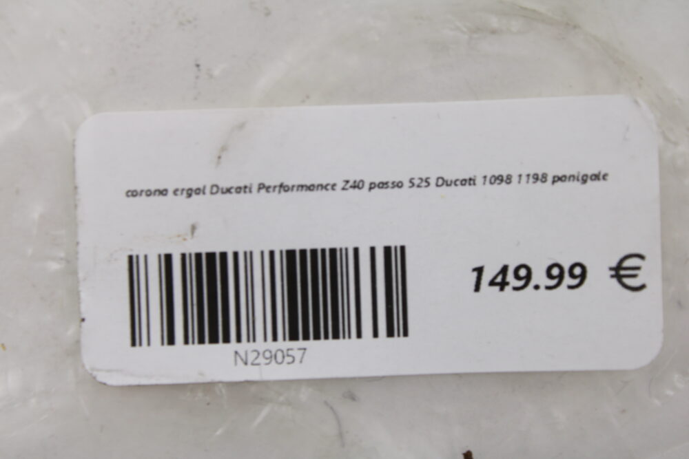 corona ergal Ducati Performance Z40 passo 525 Ducati 1098 1198 panigale - immagine 5