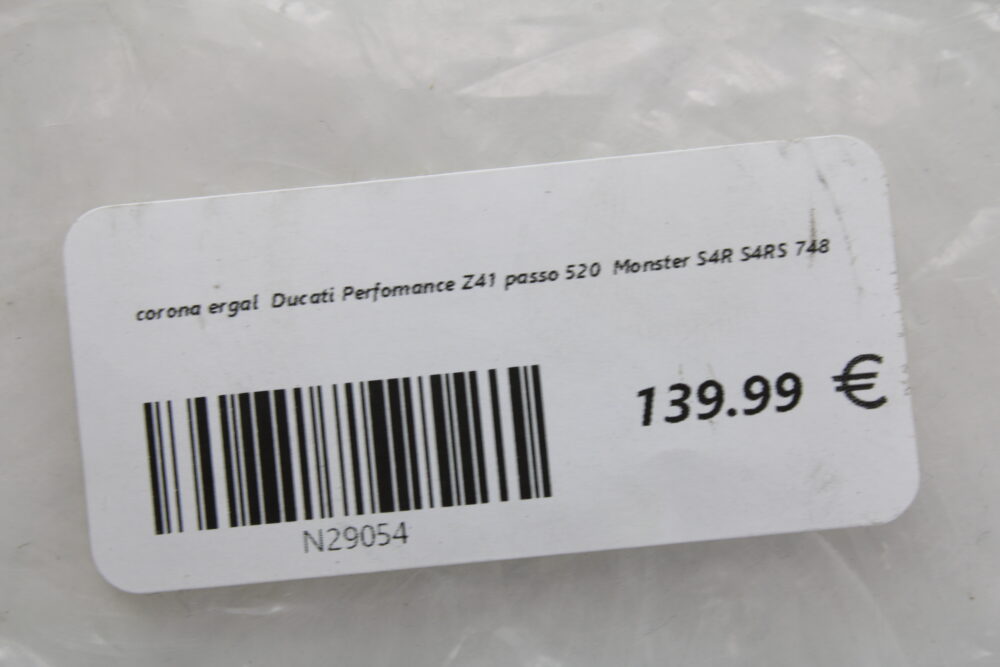 corona ergal  Ducati Perfomance Z41 passo 520  Monster S4R S4RS 748 - immagine 5