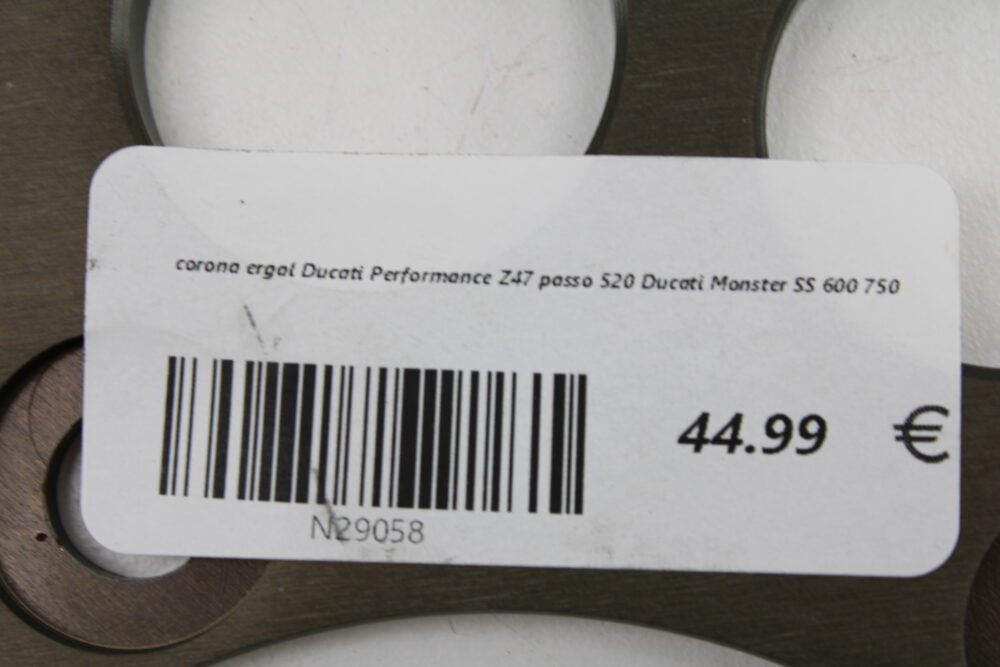corona ergal Ducati Performance Z47 passo 520 Ducati Monster SS 600 750 - immagine 4