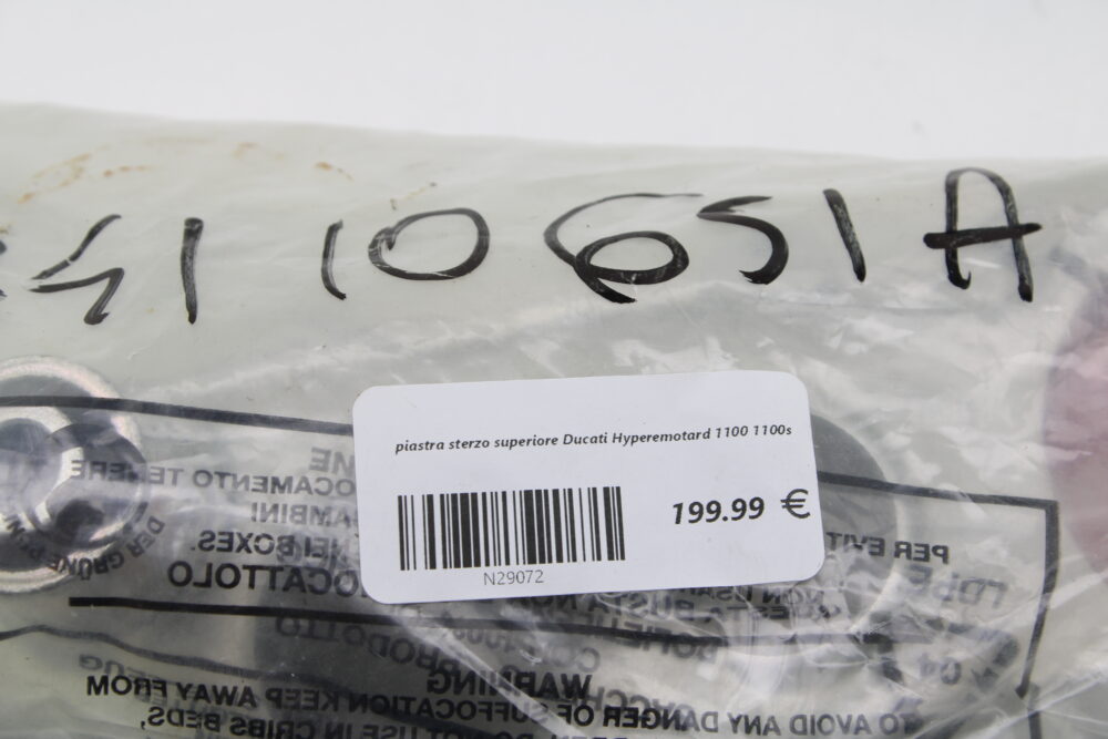 piastra sterzo superiore Ducati Hyperemotard 1100 1100s - immagine 5