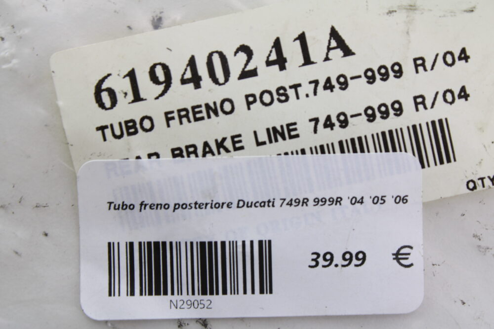 Tubo freno posteriore Ducati 749R 999R '04 '05 '06 - immagine 5