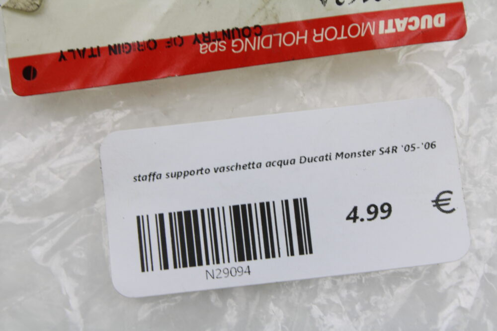 staffa supporto vaschetta acqua Ducati Monster S4R '05-'06 - immagine 4