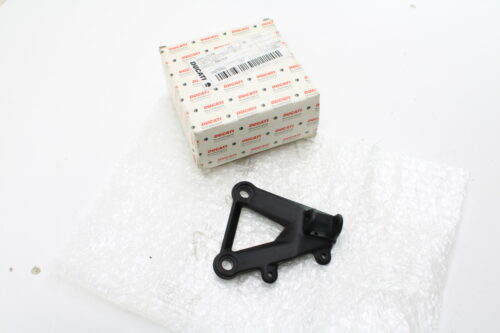 Piastra staffa pedana pilota destra nera ducati 1198 1098R