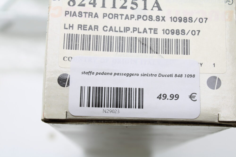 staffa pedana passeggero sinistra Ducati 848 1098 - immagine 5