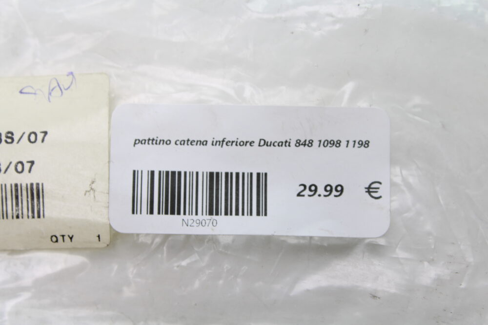 pattino catena inferiore Ducati 848 1098 1198 - immagine 2