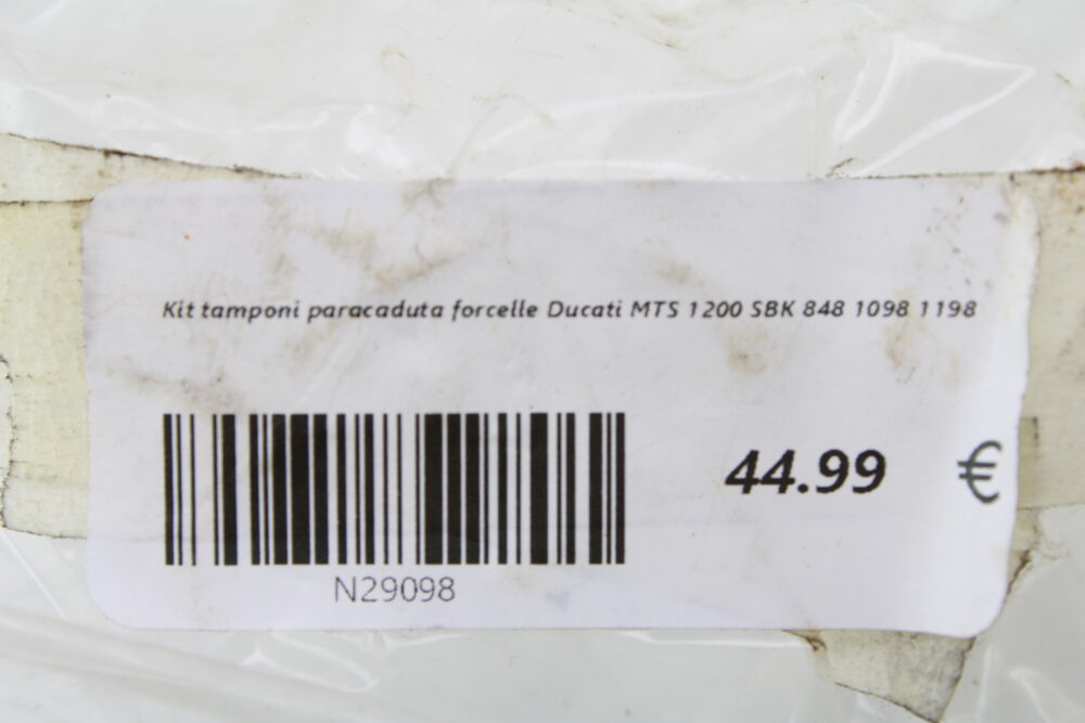 Kit tamponi paracaduta forcelle Ducati MTS 1200 SBK 848 1098 1198 - immagine 4