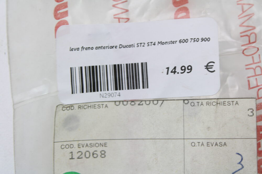 leva freno anteriore Ducati ST2 ST4 Monster 600 750 900 - immagine 4