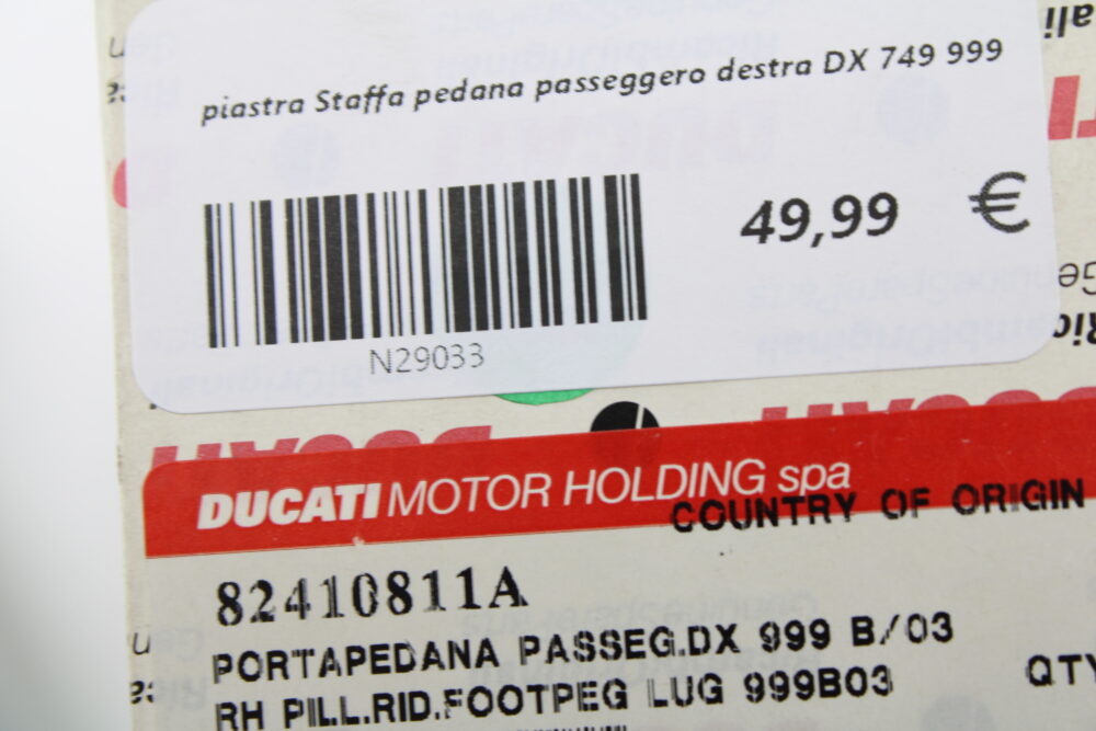 piastra staffa pedana passeggero destra DX 749 999 - immagine 5