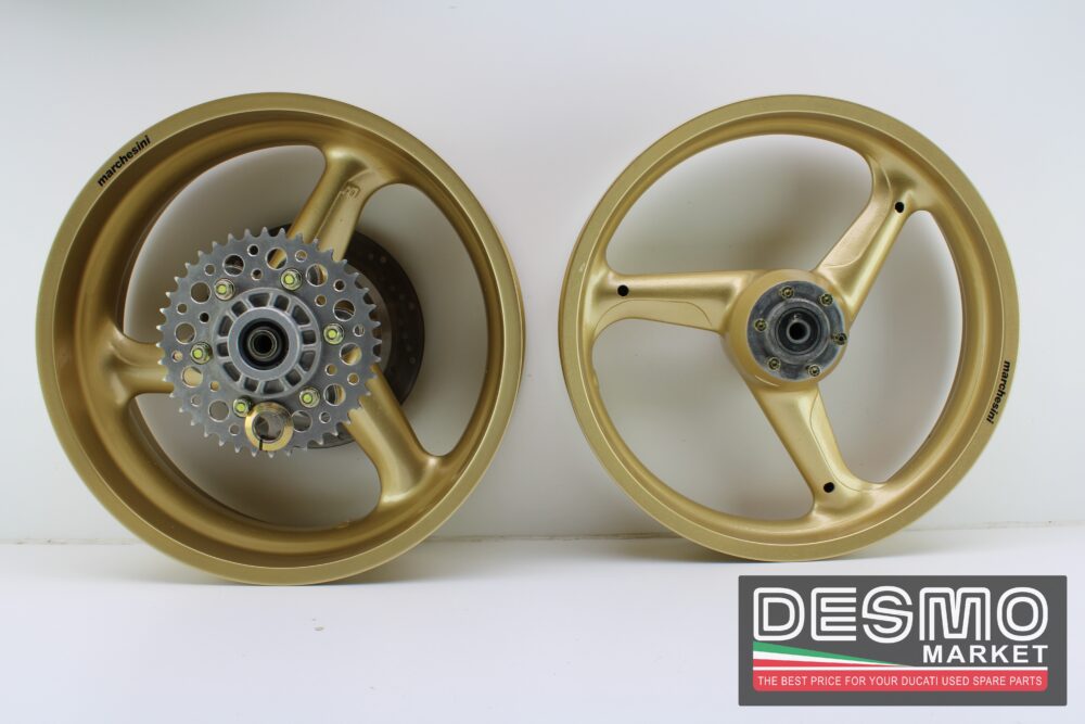 Cerchi Marchesini magnesio Ducati 851 888 Monster Supersport 900 - immagine 2