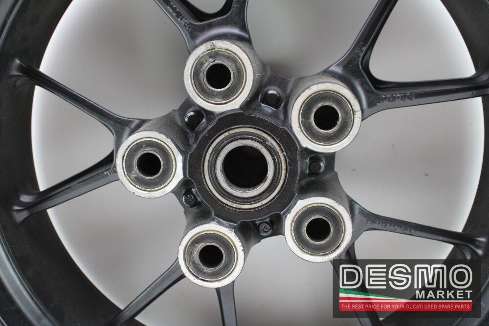 Cerchio posteriore Marchesini nero Ducati 749 999 - immagine 3
