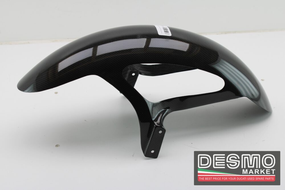 Parafango anteriore 40 mm carbonio Ducati Monster 600 750 900 - immagine 3