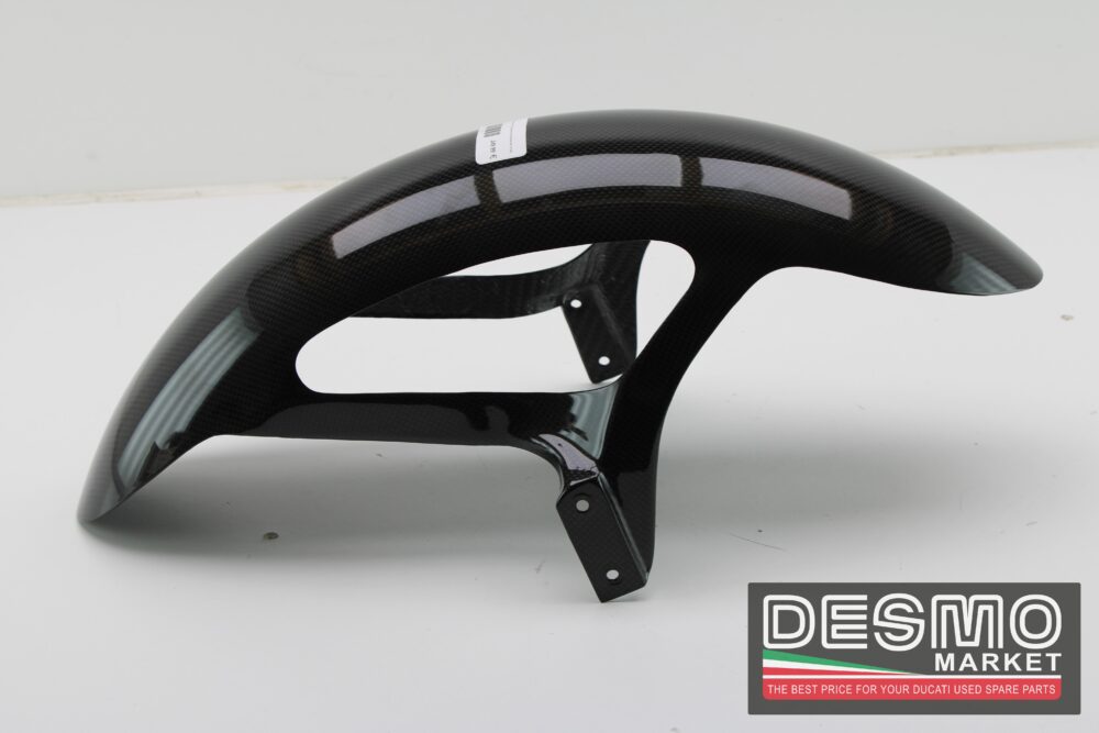Parafango anteriore 40 mm carbonio Ducati Monster 600 750 900 - immagine 4