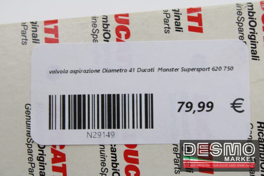 valvola aspirazione Diametro 41 Ducati  Monster Supersport 620 750 - immagine 3
