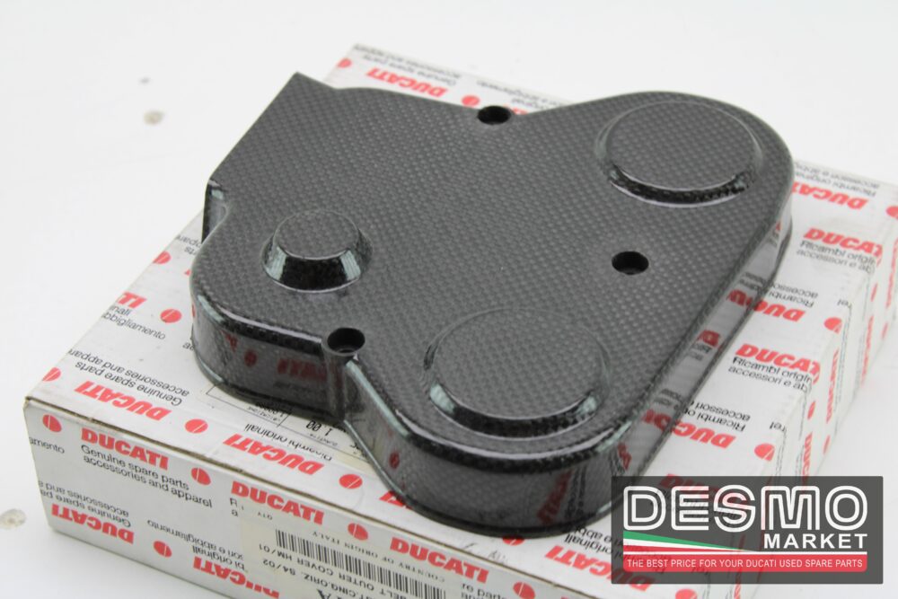 Copri cinghia orizzontale carbonio Ducati Monster s4 s4r - immagine 2