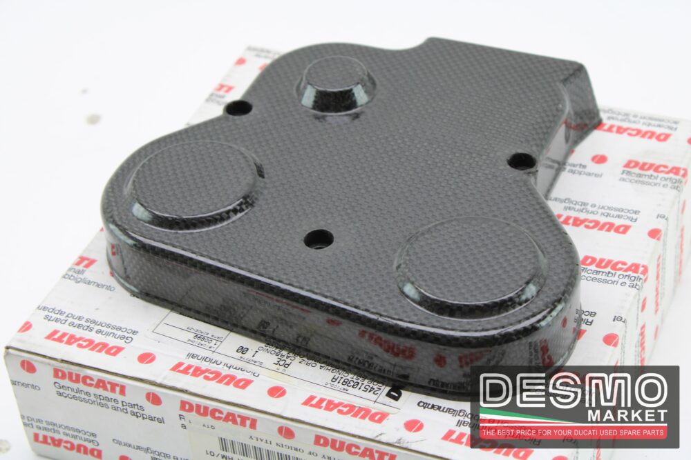 Copri cinghia orizzontale carbonio Ducati Monster s4 s4r - immagine 3