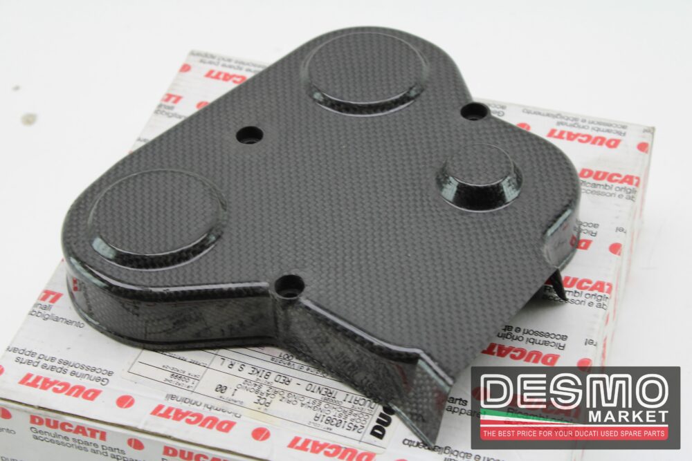 Copri cinghia orizzontale carbonio Ducati Monster s4 s4r - immagine 4
